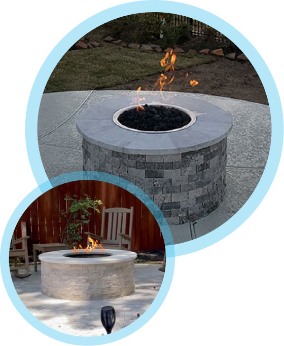 FIREPLACES - FIRE PITS SUPPORTING IMAGE